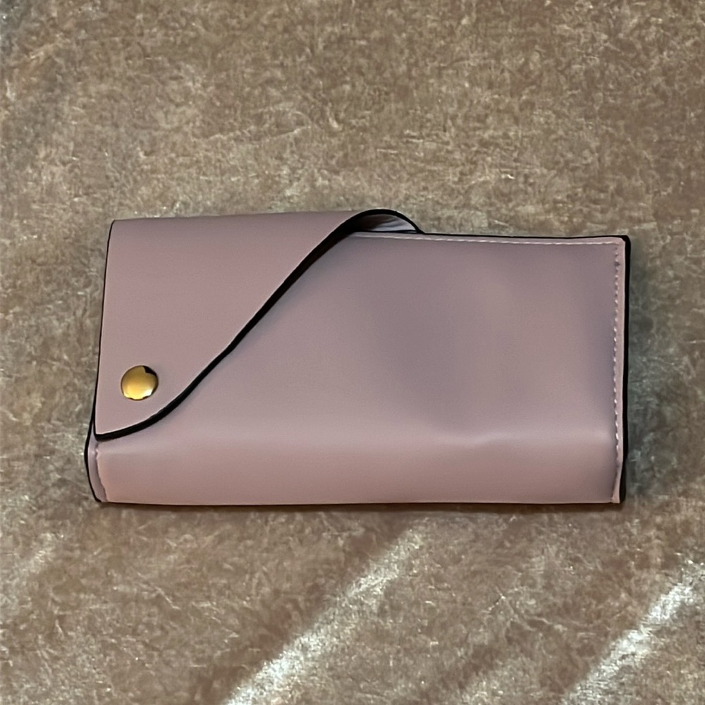 COCO + CARMEN Pink Vegan-Leather Wallet